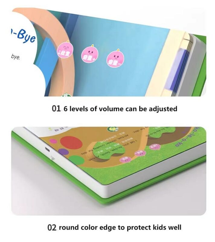 Customized voice book kids floor sound book - happykidzplaytime.com